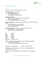 Biologie: Evolutie