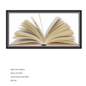 Nederlands Leesdossier havo compleet