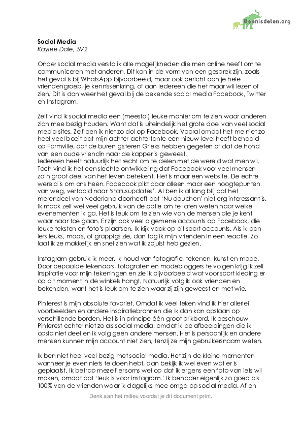 voorbeeld essay social work