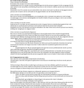 Samenvatting Crisishulpverlening