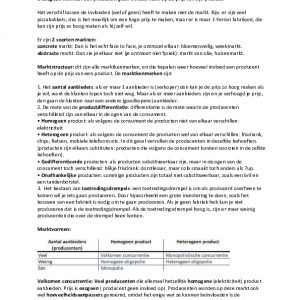 Economie samenvatting module 3+4+5
