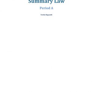 Summary Law