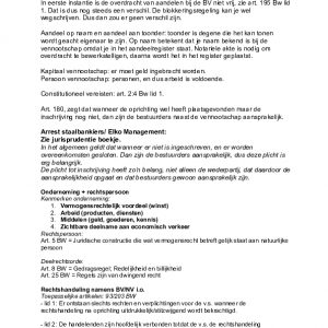 ONDERNEMINGSRECHT Compleet alle colleges en casus