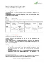 Inleiding privaatrecht VMO hoorcollege aantekeningen