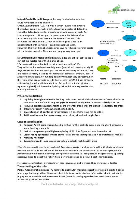 PPLE Money and Banking Exam Summary KennisDelen