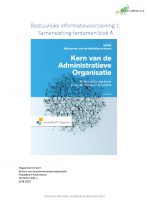 Samenvatting – De kern van de administratieve organisatie H1 t/m H4 & H6 t/m H9
