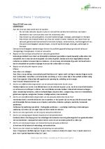Checklist thema 7: Voortplanting