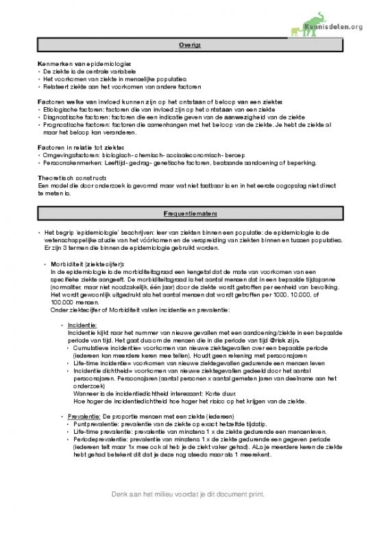 Samenvatting EPB
