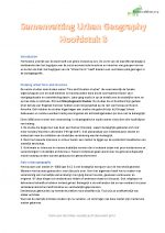 Samenvatting Urban Geography hoofdstuk 3