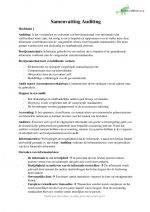 Samenvatting Auditing