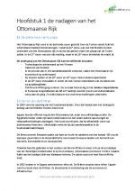 Ottomaanse Rijk samenvatting