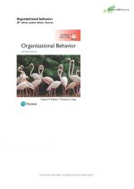 Summary chapter 1 organizational behavior Pearson 18th edition