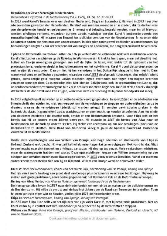 Samenvatting Historische Contexten VWO6