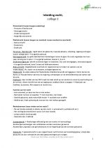 Hoofdlijnen Nederlands Recht, helemaal samengevat m.u.v. hoofdstuk 6