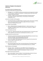 Summary Articles Regions in Development