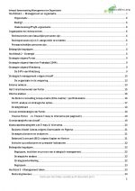 Management en Organisatie